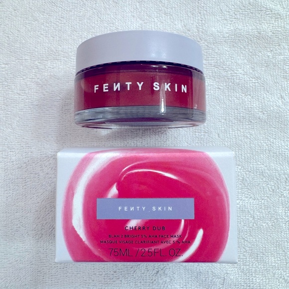 Fenty Skin CHERRY DUB BLAH 2 BRIGHT 5% AHA FACE MASK 75ml BRAND NEW/SEALED - Picture 7 of 10